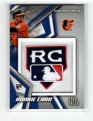 Ryan Mountcastle RC 2021 Topps S2 RP-RM 1st MLB RC Logo Patch Card ROY Orioles