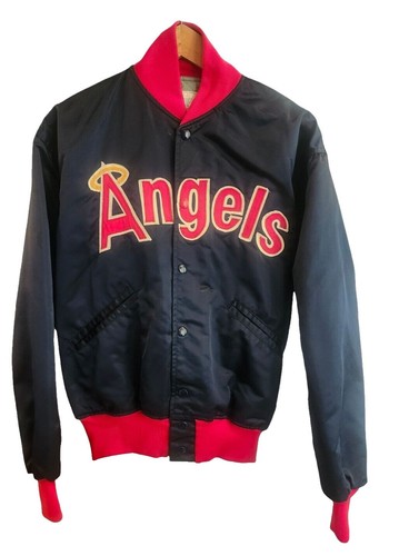 70〜80s mlb スタジャン angels felco サテン California Angels MLB Vintage 80s 90s Pre Anaheim Felco Satin