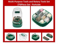 Multi-Purpose Tools and Rotary Tools Set 276Piece Set - PDZ 276 A2 - Parkside