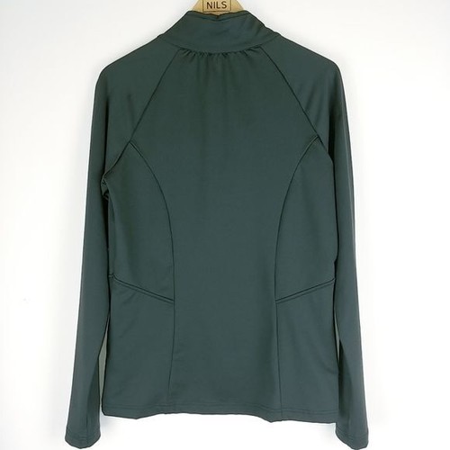 NILS Zip T-neck Fleece Baselayer Womens M Black Ski Technical Performance Resort - Picture 2 of 6