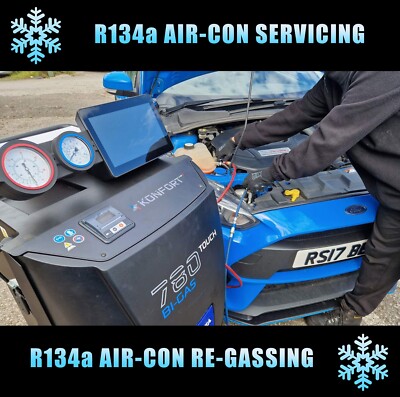  FORD MONDEO FOCUS C-MAX KUGA R134A A/C AIR-CON CONDITIONING SERVICING REGASSING
