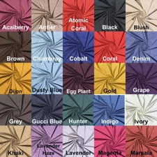 Suede Faux Knit – Brushed Fabric, Faux Suede, Spandex Apparel