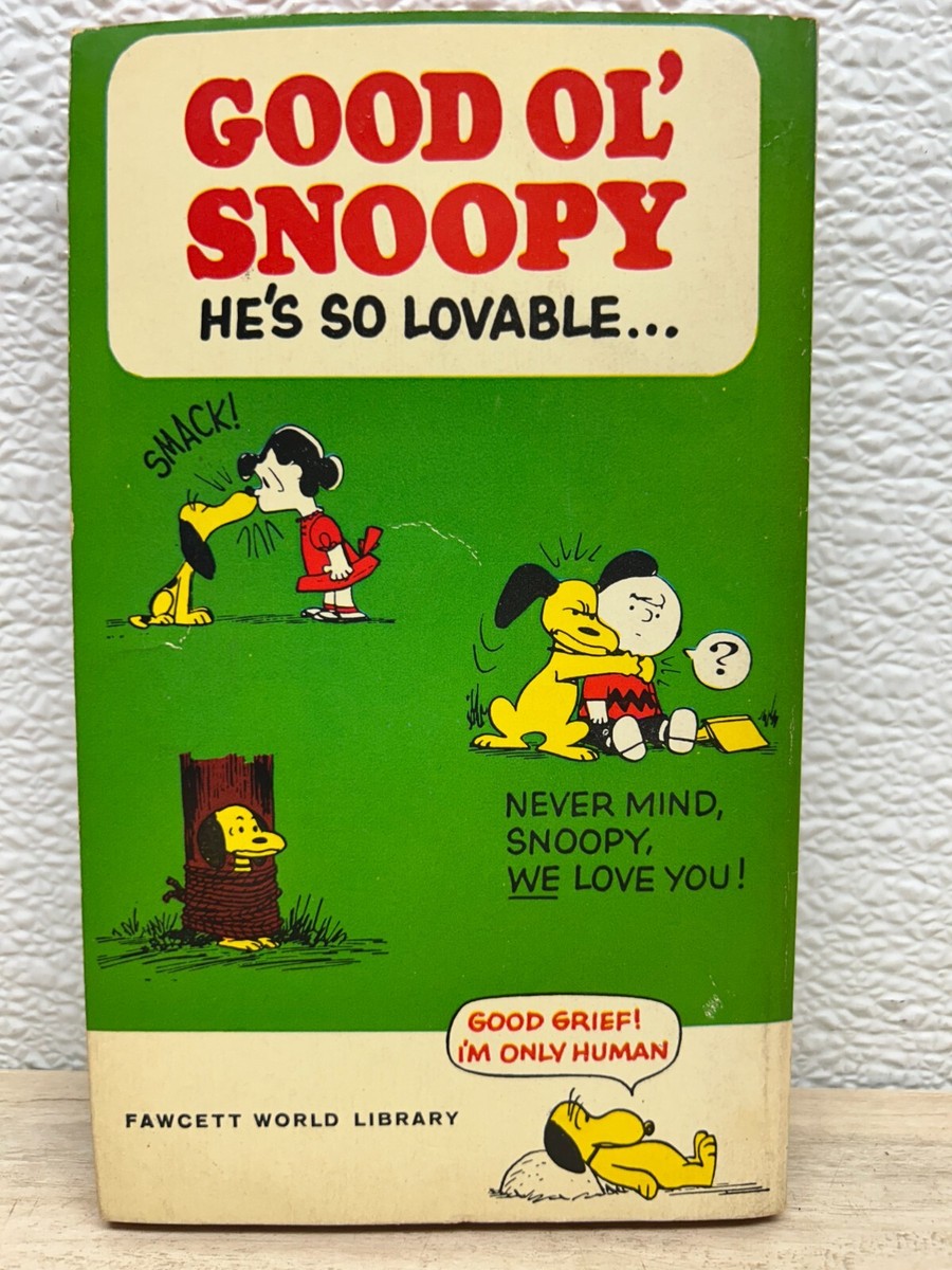 Vtg 1968 Good Ol' Snoopy Peanuts Charlie Brown Cartooned Book By
