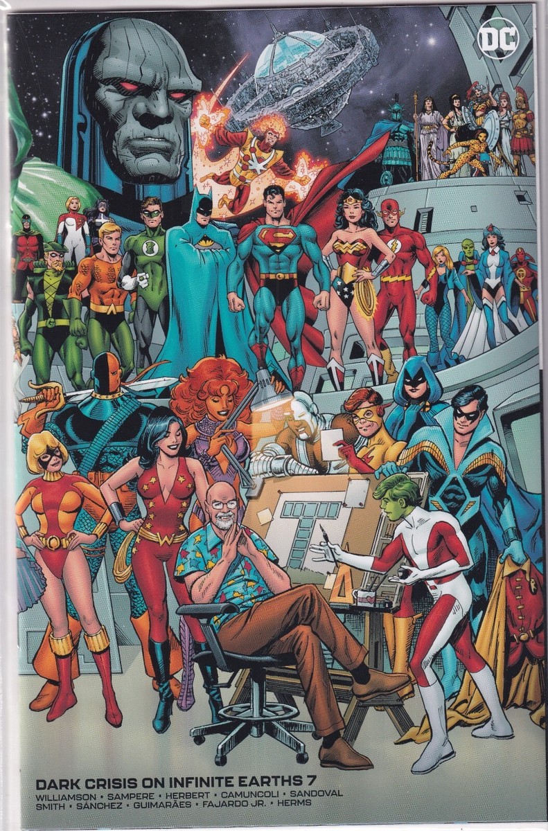 Dark Crisis on Infinite Earths (2022) #7 George Perez Tribute