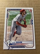 Alex Bohm 2021 Topps Bowman Rookie Card RC Phillies