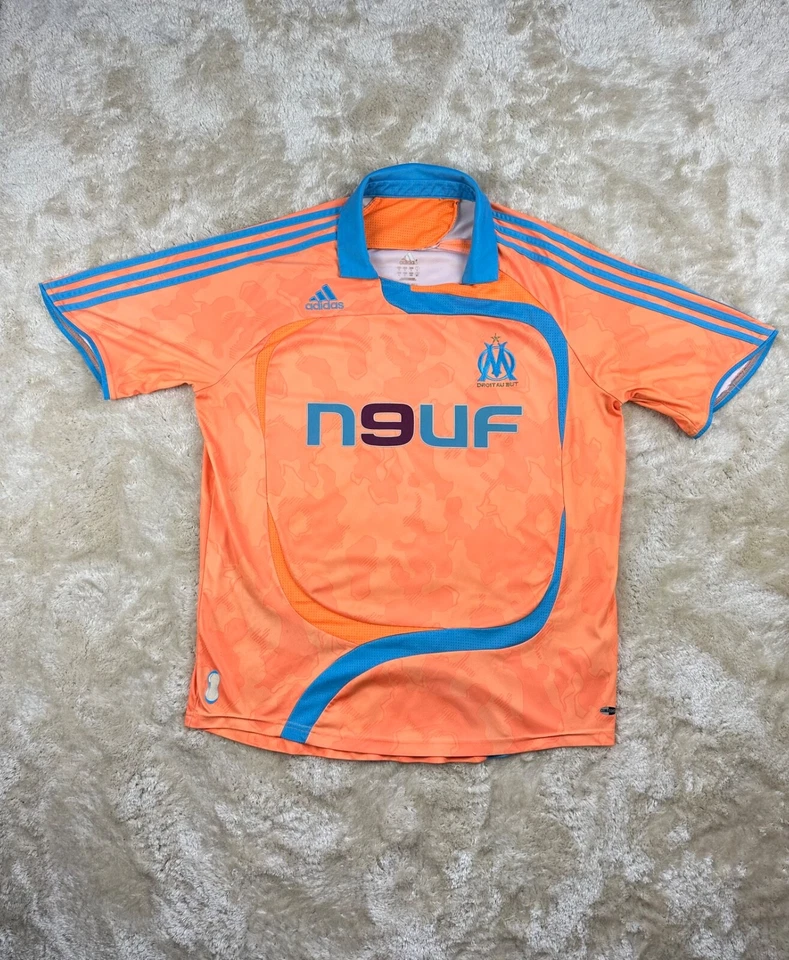Maillot OM third 2007-2008 – Taille L – rétro vintage authentique - Photo 1/4