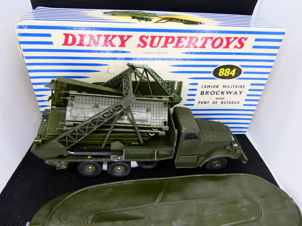 French Dinky Toys 884 Camion Militaire Brockway Pont de Bateaux