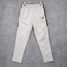 Umbro Sweatpants Boys Large Youth Gray Athletic Fleece Elastic Waist Pull On