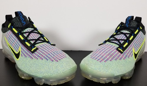NIKE AIR VAPORMAX 2021 FLYKNIT NN VOLT GREEN RUNNING SHOES DX3368-700 (SIZE 13) - Picture 5 of 12
