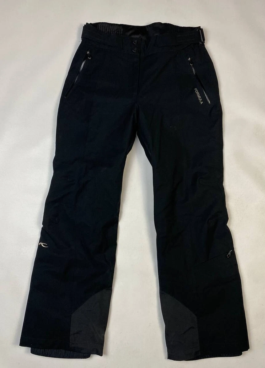 KJUS FORMULA Black Snowboard Windproof Insulated Ski Pants Size 42 / XL