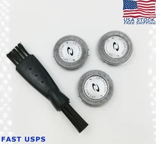 Set of 3 Replacement Shaver Heads for Philips Norelco HQ56 HQ55 HQ4  HQ54 HQ6900