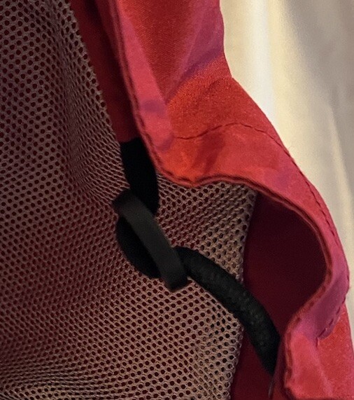 Gap Light Jacket Red Zip Front Hooded Pockets Win… - image 7