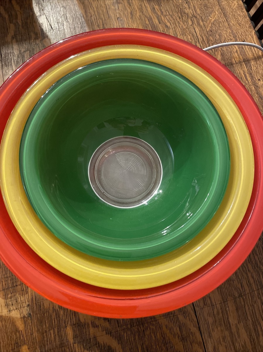 Pyrex Corning Mixing Bowls Set 3 Primary Colors 1980s/red Pyrex Corning Mixing Bowls Set 3 Primary Colors 1980s/red