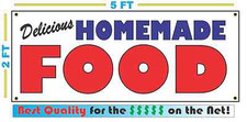 HOMEMADE FOOD BANNER Sign NEW Larger Size Best Quality for the   BAKERY