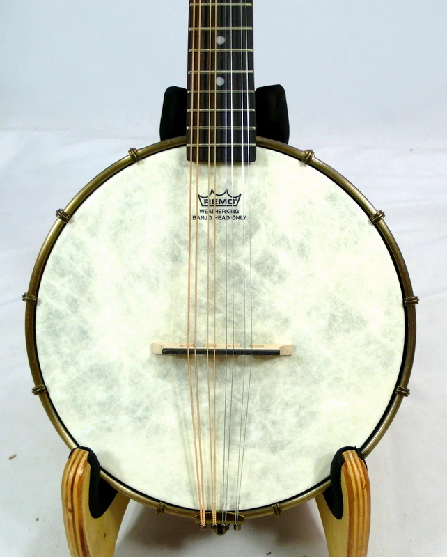 Rally Banjo mandolin, quality mahogany , rosewood, open geared tuner DMB-1 - Image 3 of 4