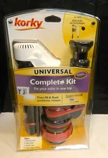 NEW Korky Universal Complete 2'' Toilet Kit Flush/Fill Valve New Technology