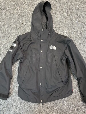 Supreme North Face Arch Logo Mountain Parka 19SS Black L