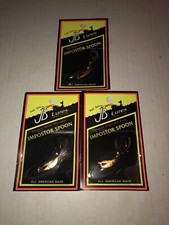Lot of 3 JB Lures Impostor Gold with Red Eye Spoon 1/16 ounce! GREAT LURE!!