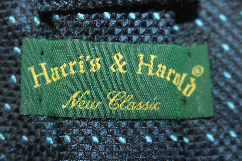 Corbata de seda HARRI' S & AROLD hecha en Italia F79689 Foto 4 de 4