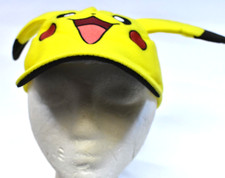 Pokemon Pikachu Amscan Deluxe Hat with Ears Yellow Youth One Size Character Hat