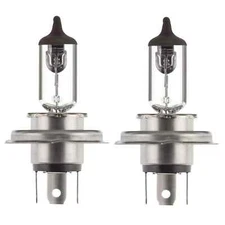 2x H4/9003/HB2 Halogen 60/55W 12V Headlight Low/High Beam Car Bulbs Clear Glass
