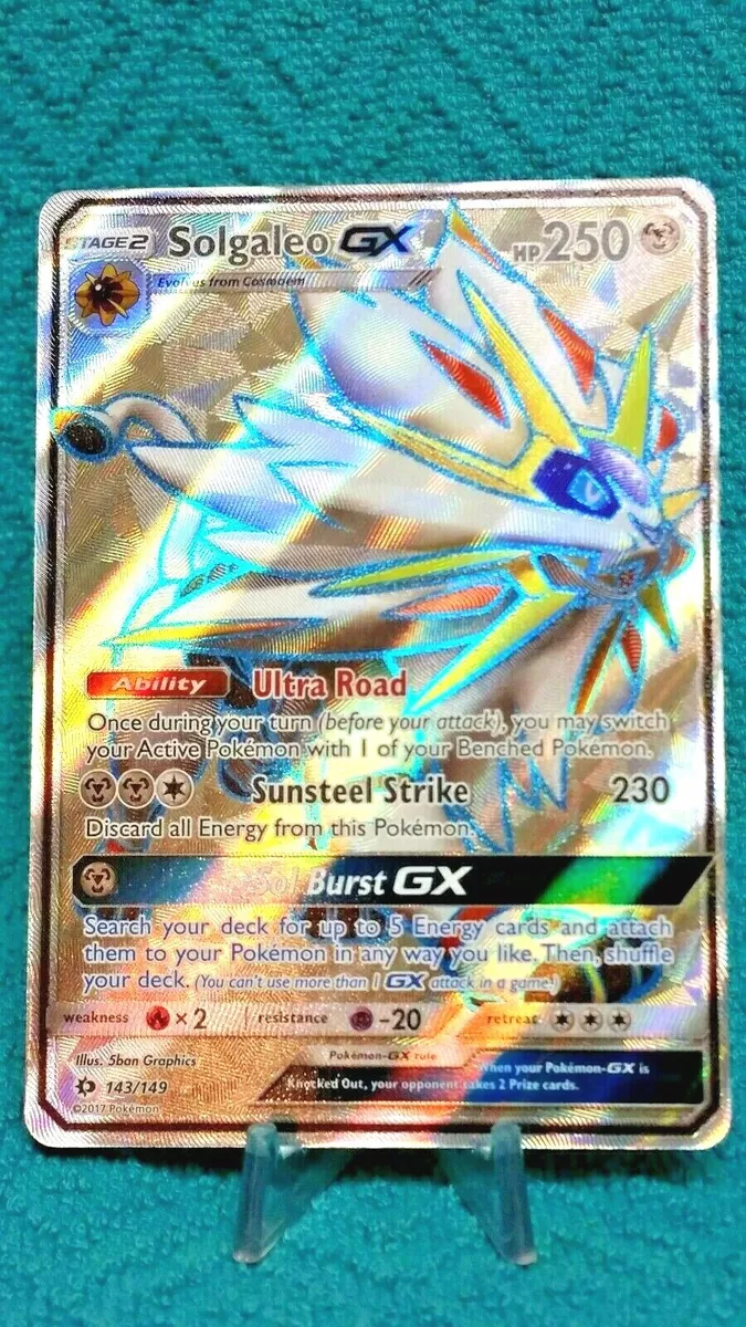 Pokemon - Solgaleo GX - 143/149 - Full Art Ultra Rare