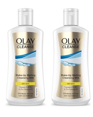 2x Olay Cleanse Make-up Schmelzen Reinigungsmilch 200ml