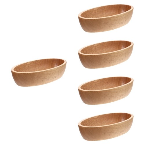 Snacks Storage Tray Practical Food Serving Dish Wood Fruit Bowl Home Supplies