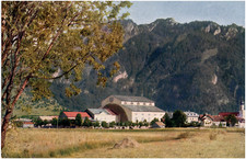 Passion Play Theatre & Laber Alp Oberammergau Germany Antique Postcard