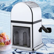 Ice Crusher Shaver Machine Durable Crushed Ice Maker Easy Clean 12.5×15.5×26.5cm