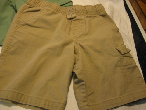 Boys Size 6 Shorts Lot Set of 2 Cargo & Elastic Waist 365 Garanimals