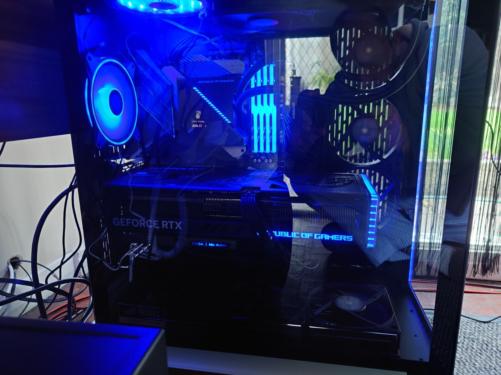 ROG Hero xi Intel I7 9700K(unlocked) Rog rygin 240 water cooler 32GB