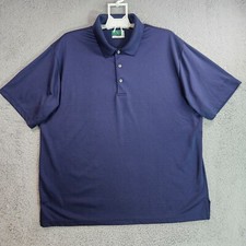 Ben Hogan Performance Polo Shirt Men 2XL Short Sleeve Navy Blue Power Air