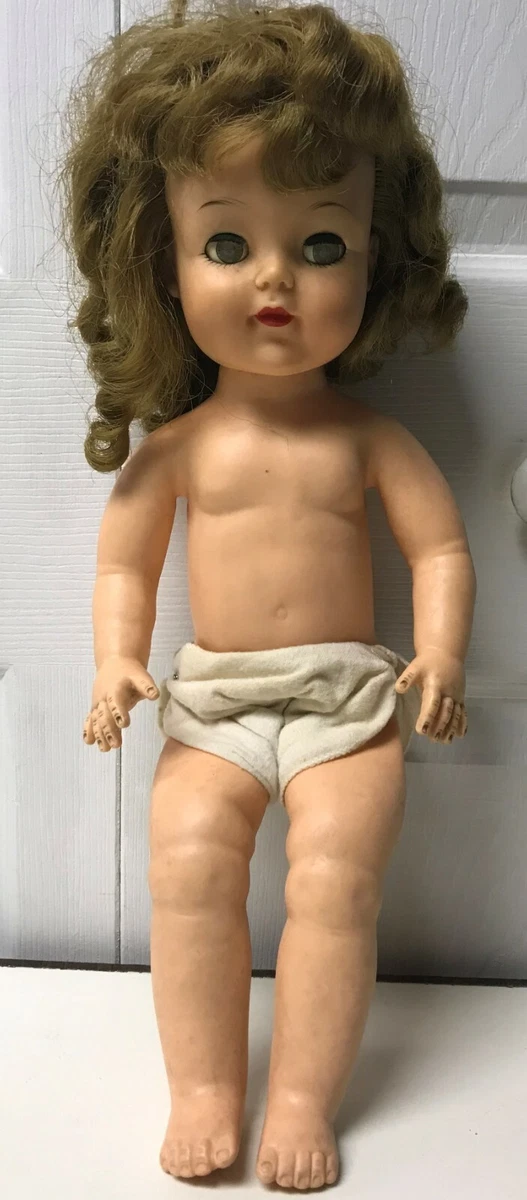 Vintage 1950 s IDEAL VP17 P17 Blonde Sleepy Eyes Soft Rubber
