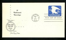  BALD EAGLE  8c #U557 1971 ARTMASTER  CACHET  FDC VF UNADDR