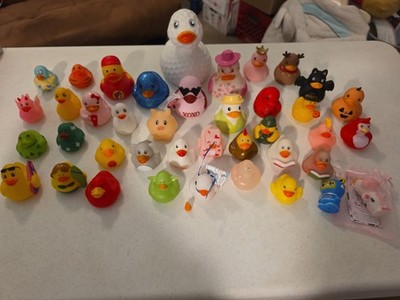 Rubber Ducks Duckies Lot Of 38 Jeep Play Ducked Party Favors Tub Toys