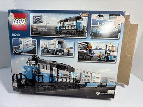 LEGO RC Train: Maersk Container Train 10219 Box, manuals see description + rails