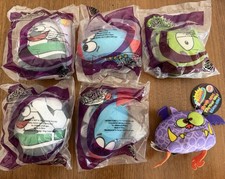 6 SILLY SLAMMERS Burger King Halloween Toys Limited Edition Lot of 6 1999