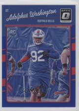 2016 Donruss Optic Rookies Blue 122/149 Adolphus Washington #102 0q3