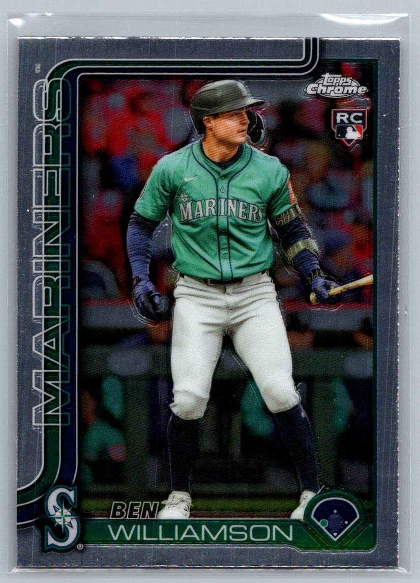 2025 Topps Chrome Update Ben Williamson #USC168 Seattle Mariners