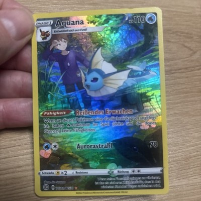 Pokemon Karte Aquana TG02 Strahlende Sterne Galerie Near Mint Deutsch