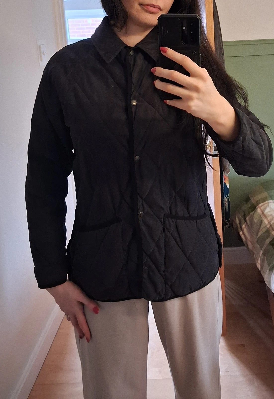 Barbour Charcoal Quilted Jacket
