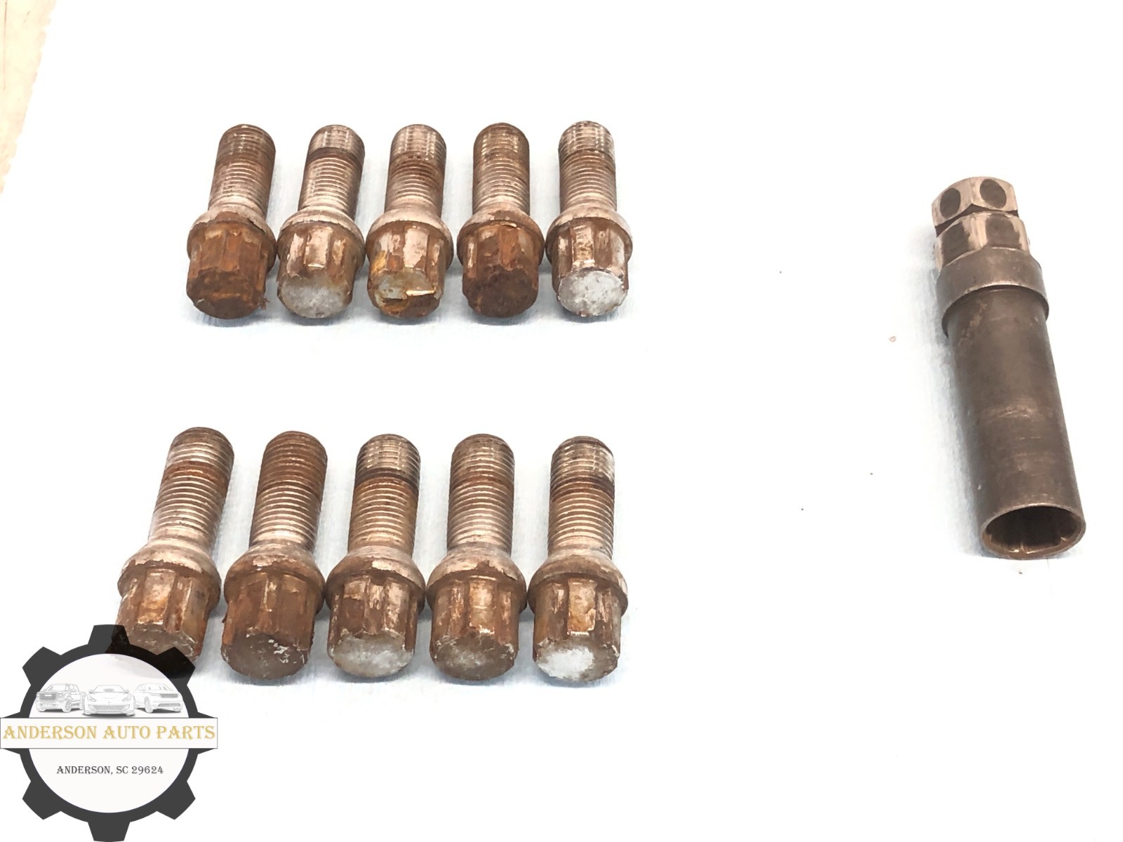2014-2020 MASERATI QUATTROPORTE WHEEL RIM LUG NUT SET X20 W/ SECRET KEY OEM