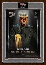 LAMINE YAMAL - 2025 Ballon d'Or Topps Now Card #6 - KOPA TROPHY WINNER 2025!