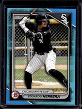 Eduardo Herrera 2024 Bowman Draft #BD-179 Sky Blue /499