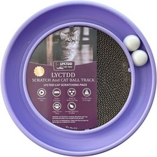 Interactive Cat Ball Track Toy for Indoor Cats Cat Scratching Board Exercise
