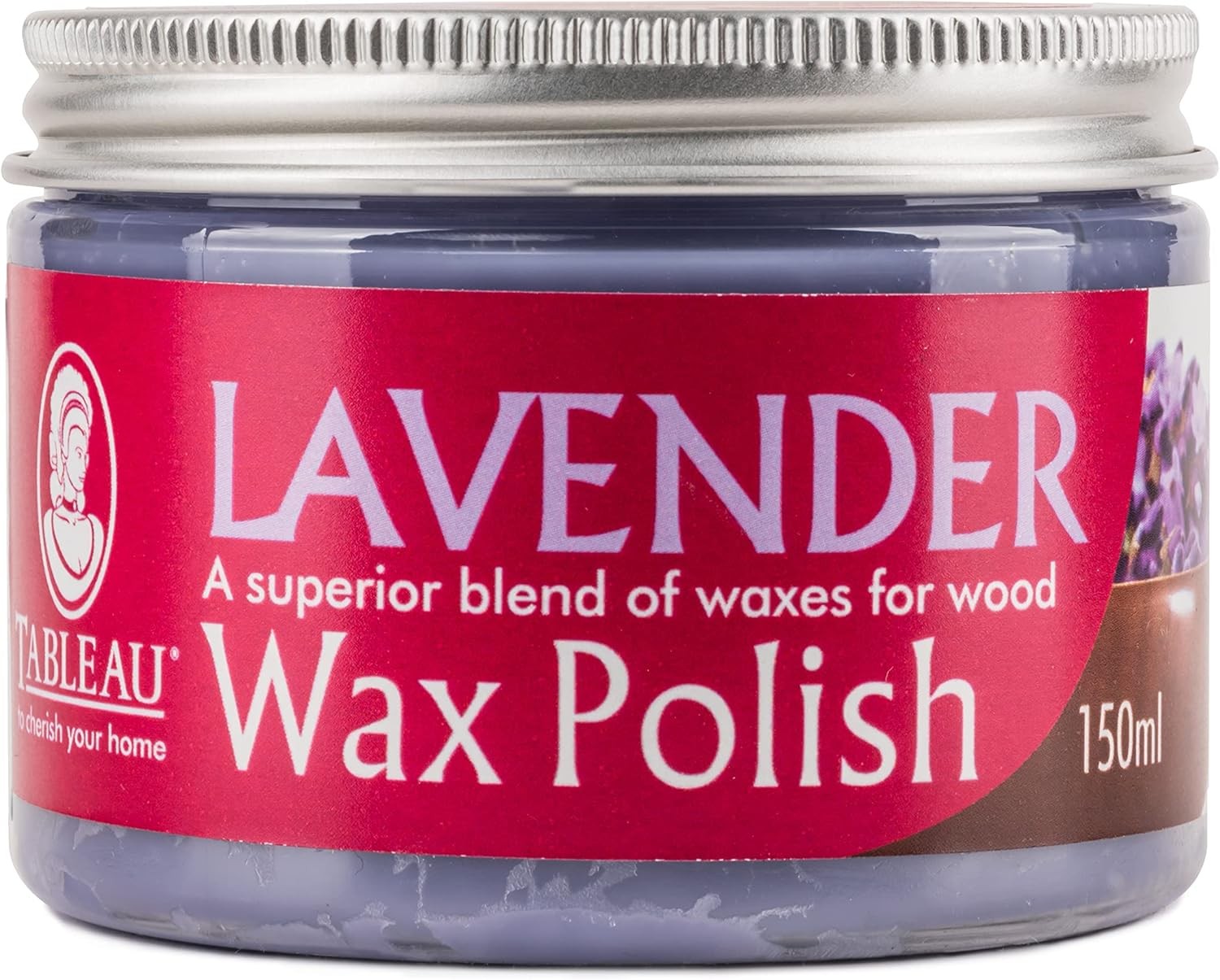 Tableau Wax Furniture Polish Lavender Scented 100ml. Perfect As Wooden Furnitur