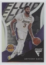 2020-21 Panini Flux Fluid Silver Prizm Anthony Davis #1 xi6