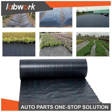 Labwork Weed Barrier Fabric Woven Landscape Garden Ground Weed Cover 3.2 Ounce