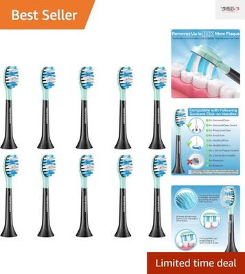 Soft Nylon Sonicare Replacement Heads - Compatible with DiamondClean & FlexCare
